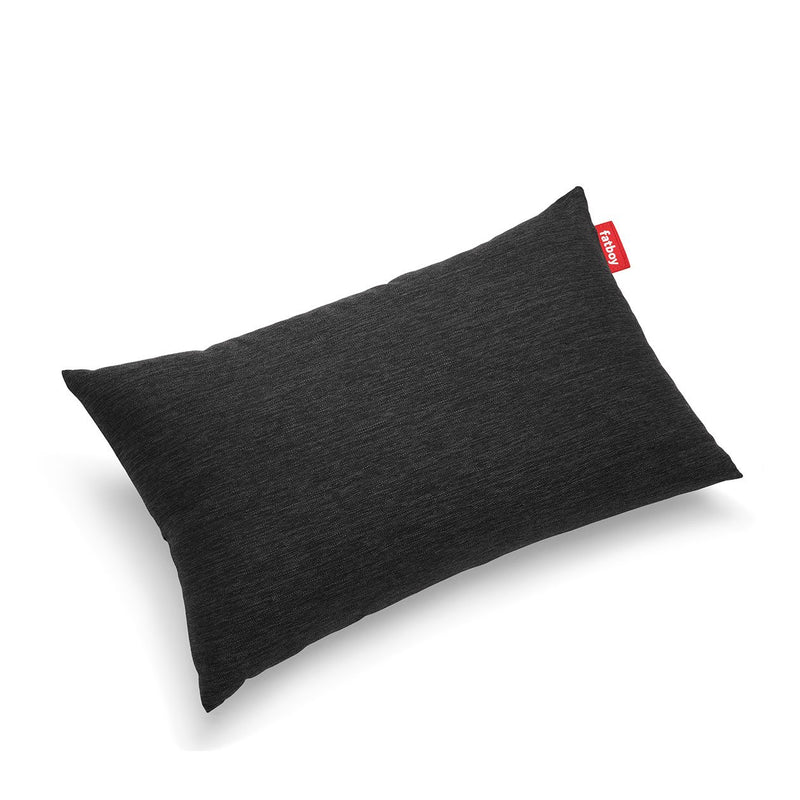 Fatboy King Pillow, coussin pour canapé, intérieur et extérieur, en tissu Olefin, gris tonitruant